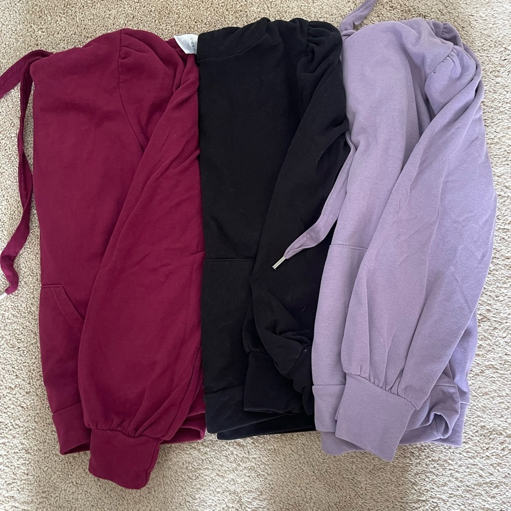 3 Woman’s Small Members Mark Sweatshirts/Hoodie
